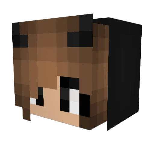 jkayleen Minecraft avatar head, 3D render