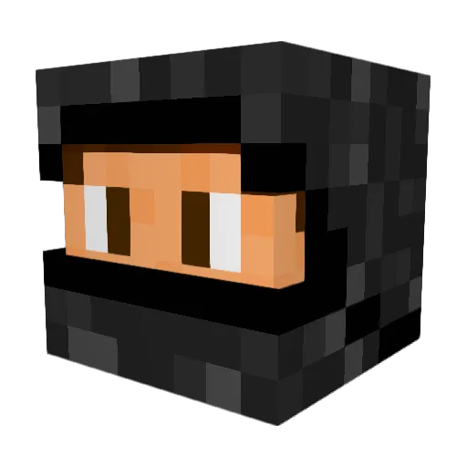 jkb33s Minecraft avatar head, 3D render