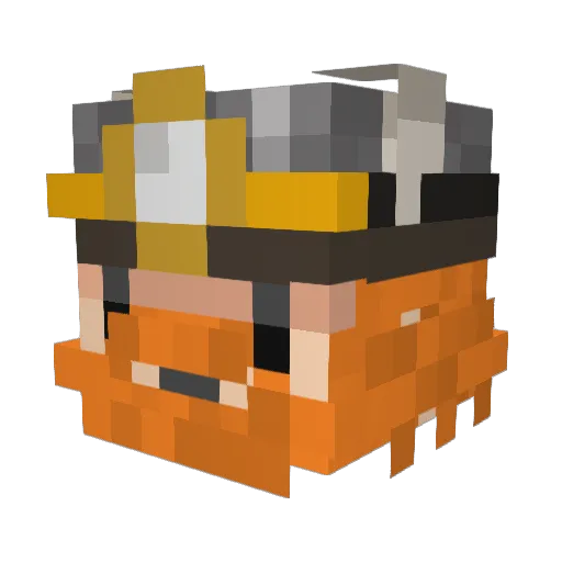 jkbrb71 Minecraft avatar head, 3D render