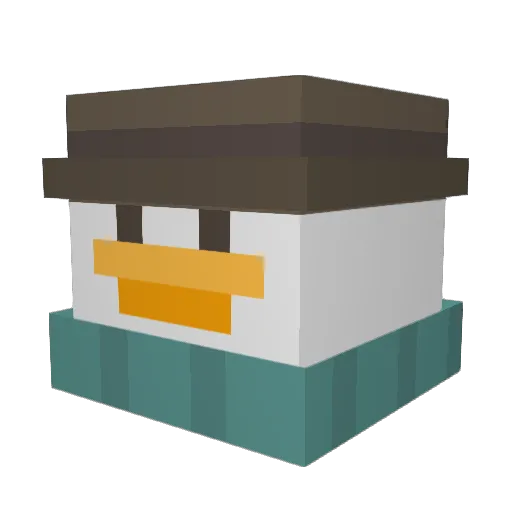jkcalliee Minecraft avatar head, 3D render