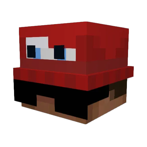 jkcaplol Minecraft avatar head, 3D render