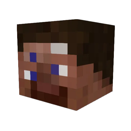 jkeilman1 Minecraft avatar head, 3D render