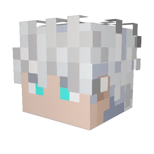 jkerls Minecraft avatar head, 3D render