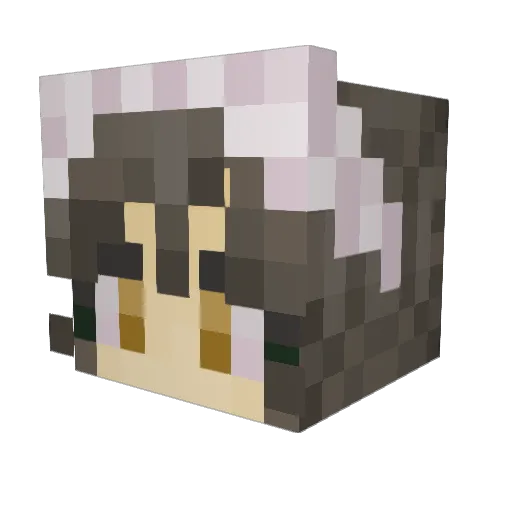 jkgfreal Minecraft avatar head, 3D render