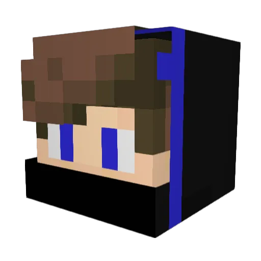 jkigtk Minecraft avatar head, 3D render