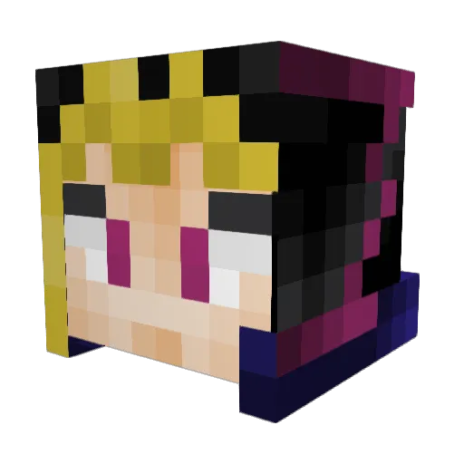 jking16 Minecraft avatar head, 3D render