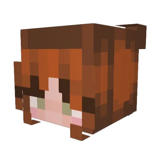 jkleeh Minecraft avatar head, 3D render