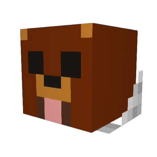 jkmnop Minecraft avatar head, 3D render
