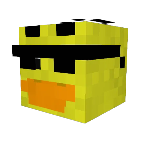 jknudsen222 Minecraft avatar head, 3D render