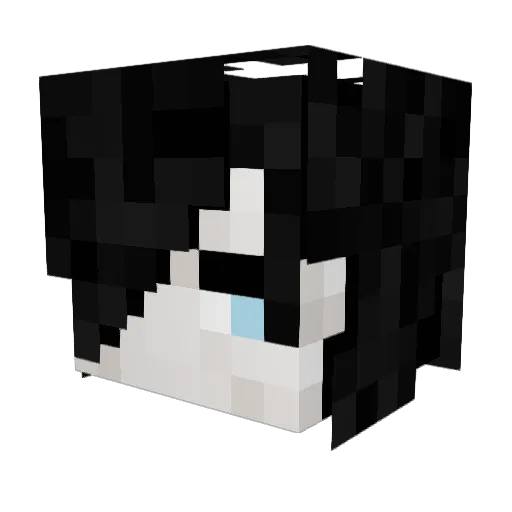 jkowsu Minecraft avatar head, 3D render