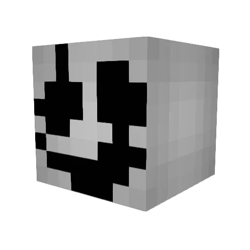 jkp47 Minecraft avatar head, 3D render