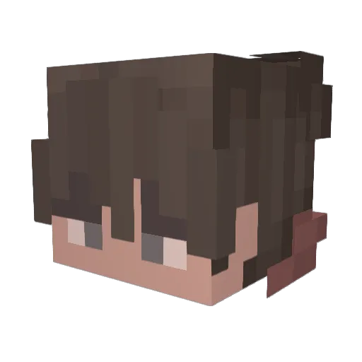 jkthanos Minecraft avatar head, 3D render