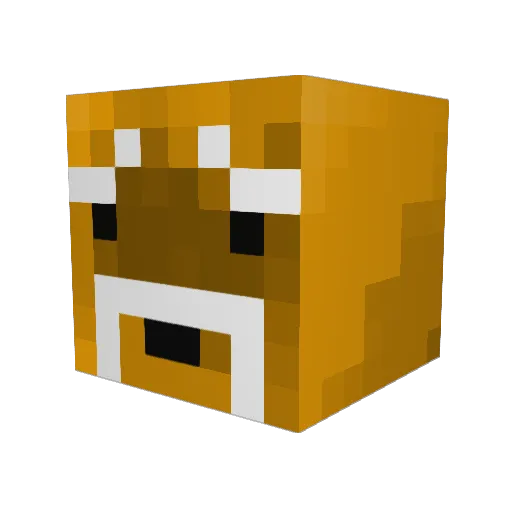 jkubsoon Minecraft avatar head, 3D render