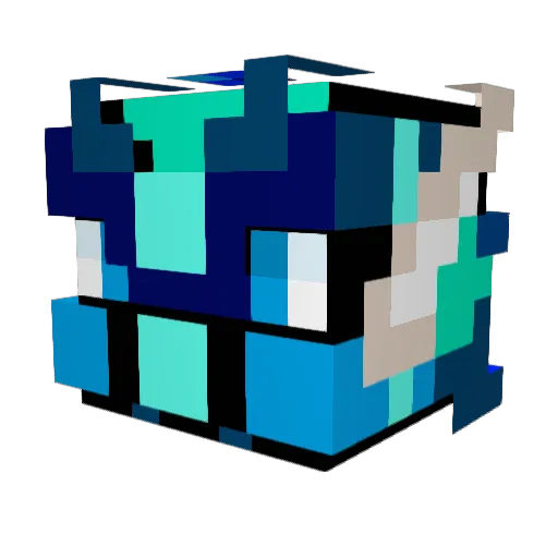 jlTITANIC Minecraft avatar head, 3D render