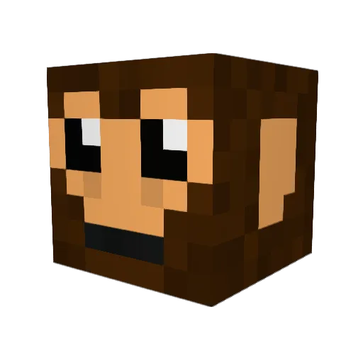 jlafoe Minecraft avatar head, 3D render