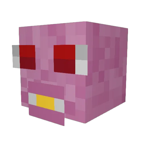 jlczar Minecraft avatar head, 3D render