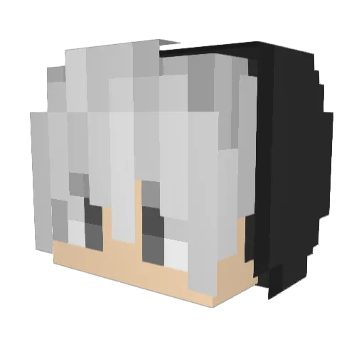 jlevxo Minecraft avatar head, 3D render