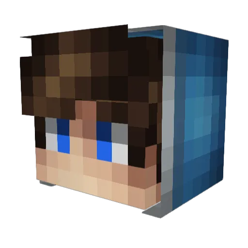 jlgames02 Minecraft avatar head, 3D render