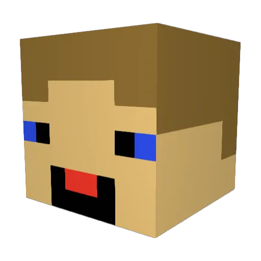 jlingz123 Minecraft avatar head, 3D render