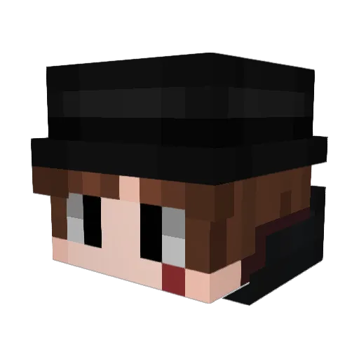jlm_2005 Minecraft avatar head, 3D render