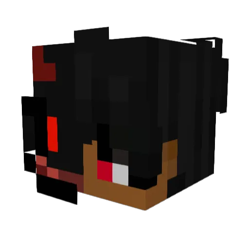 jlnxs Minecraft avatar head, 3D render