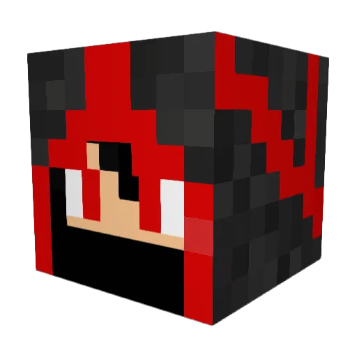 jlodowd Minecraft avatar head, 3D render