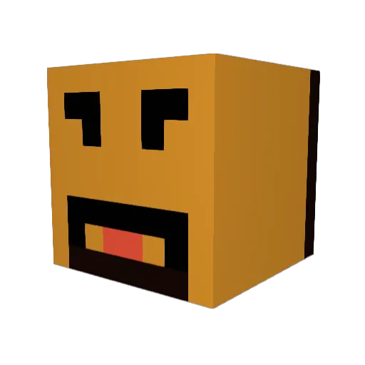 jlouis70 Minecraft avatar head, 3D render