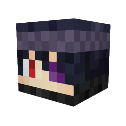 jlucena Minecraft avatar head, 3D render