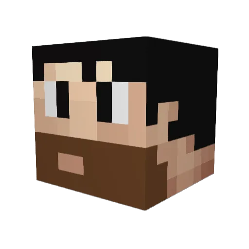 jlujoint Minecraft avatar head, 3D render