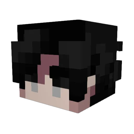 jlva Minecraft avatar head, 3D render