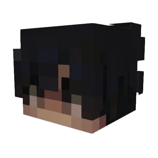 jlydn Minecraft avatar head, 3D render