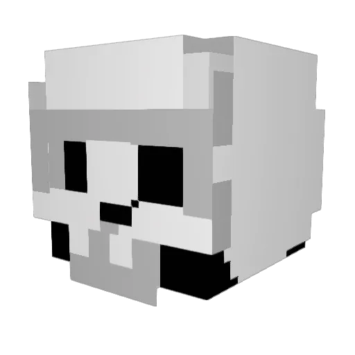 jm2628 Minecraft avatar head, 3D render
