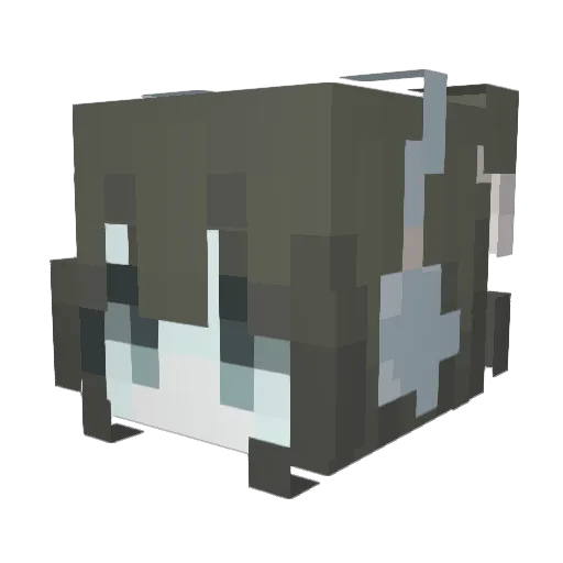 jm2813 Minecraft avatar head, 3D render