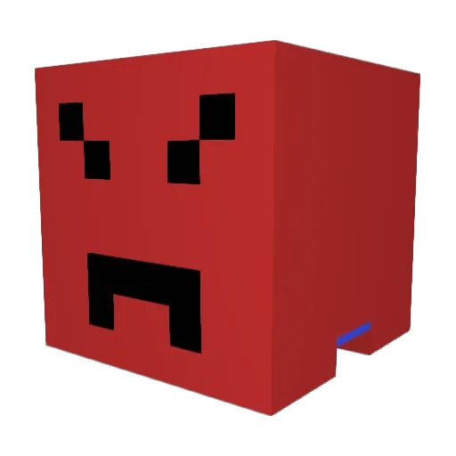 jm61300 Minecraft avatar head, 3D render