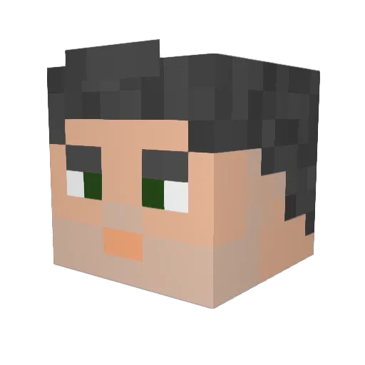 jmac4302 Minecraft avatar head, 3D render