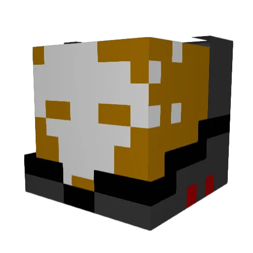 jmack217 Minecraft avatar head, 3D render