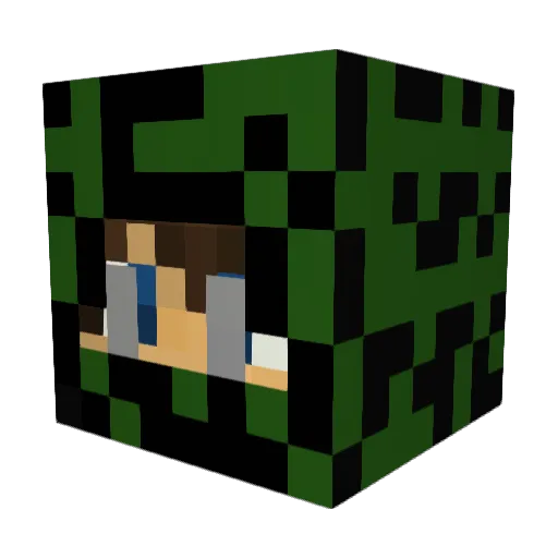 jmadd2112 Minecraft avatar head, 3D render