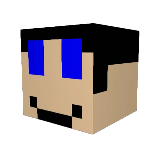 jman28880 Minecraft avatar head, 3D render