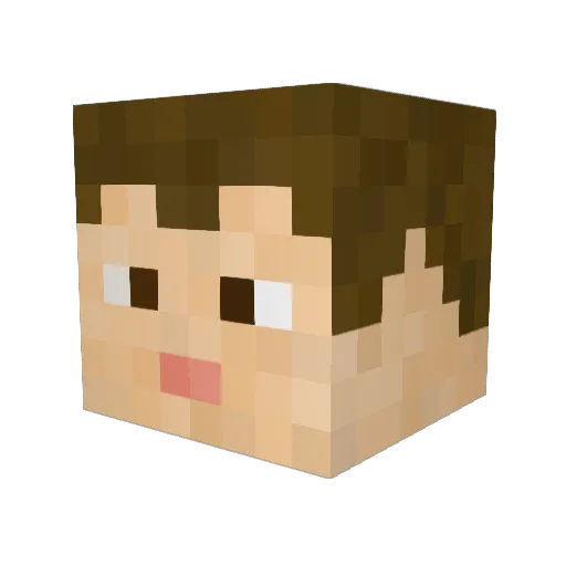 jman605 Minecraft avatar head, 3D render