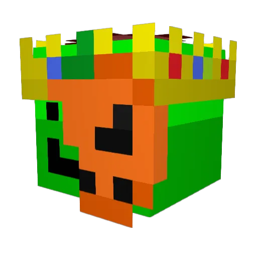 jmanac Minecraft avatar head, 3D render
