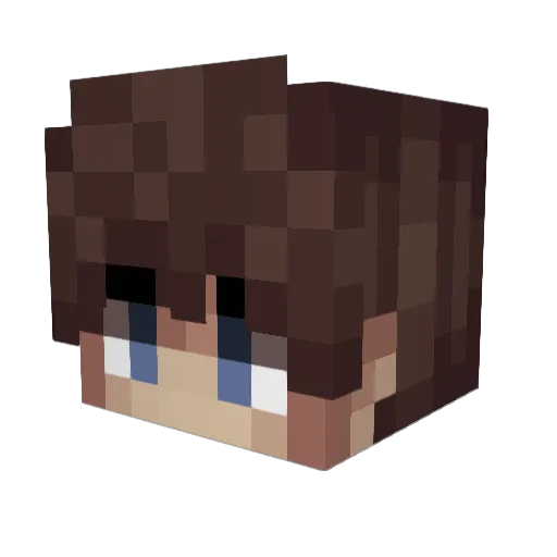 jmanleach3404 Minecraft avatar head, 3D render
