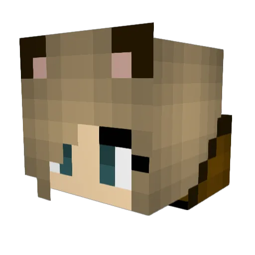 jmanmodz Minecraft avatar head, 3D render