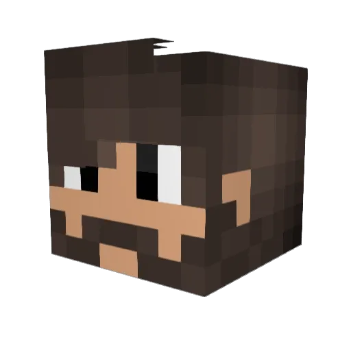 jmarobin Minecraft avatar head, 3D render