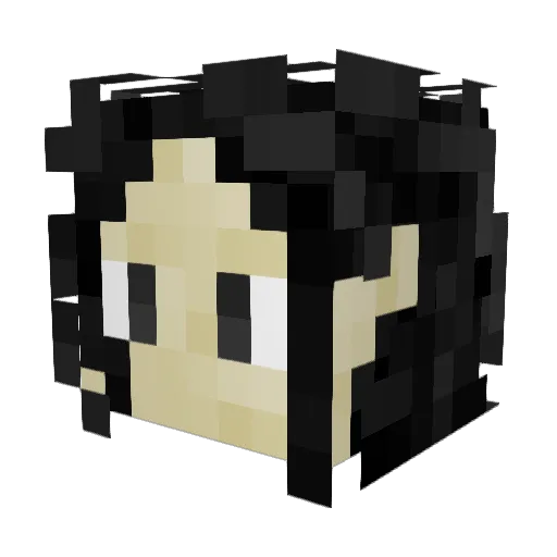 jmase1 Minecraft avatar head, 3D render
