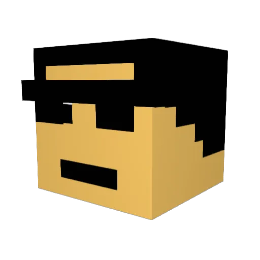 jmax30 Minecraft avatar head, 3D render