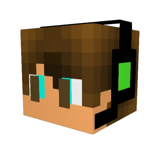 jmb71 Minecraft avatar head, 3D render