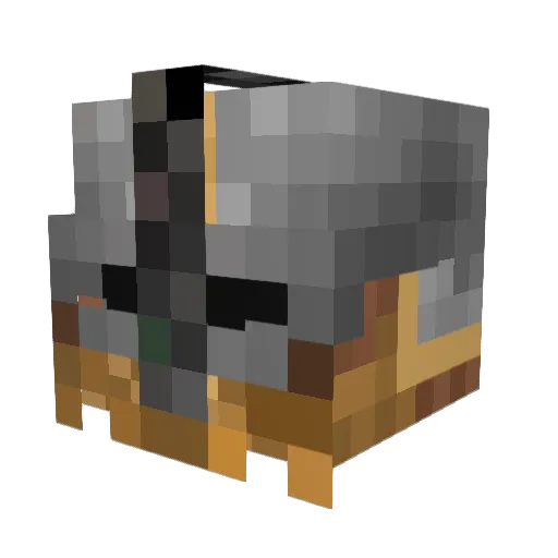 jmbranden Minecraft avatar head, 3D render