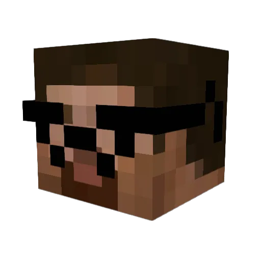 jmccabe871 Minecraft avatar head, 3D render