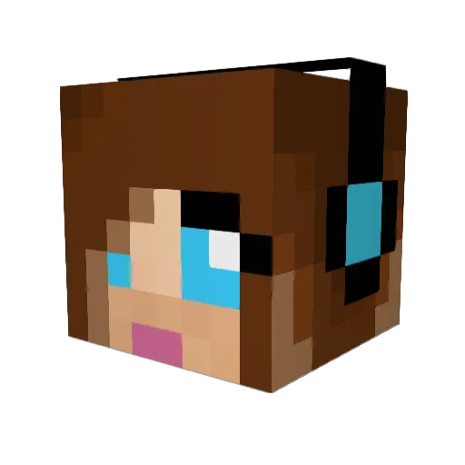 jmchale321 Minecraft avatar head, 3D render