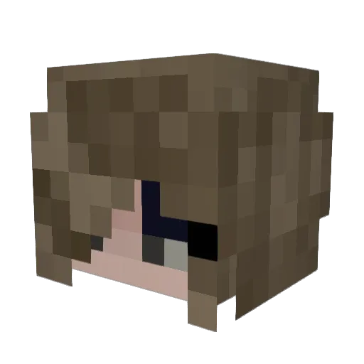 jmea Minecraft avatar head, 3D render